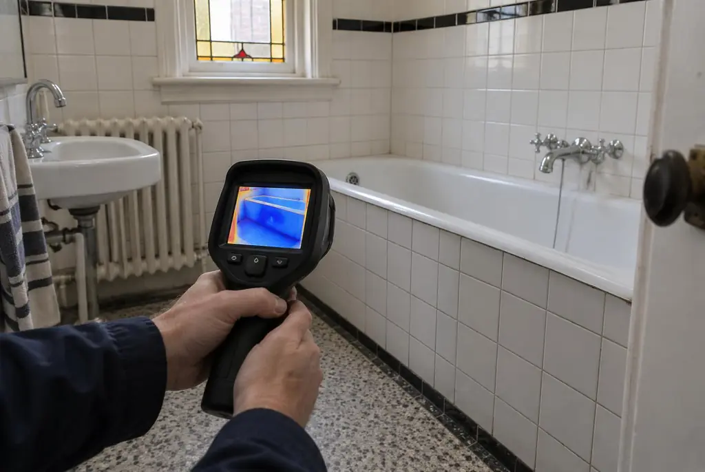Lekdetectie Vaassen – onderzoek in een badkamer van een oudere woning